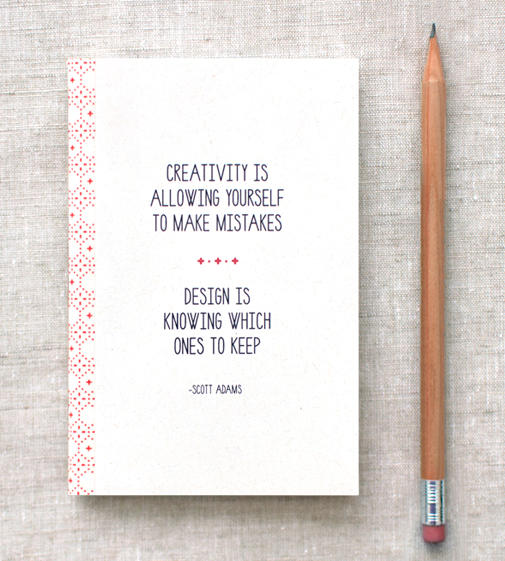 Creativity - Mini Journal by happydappybits