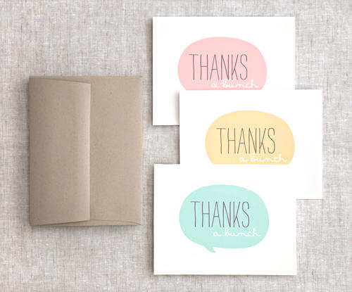 Thank You Cards by happydappybits