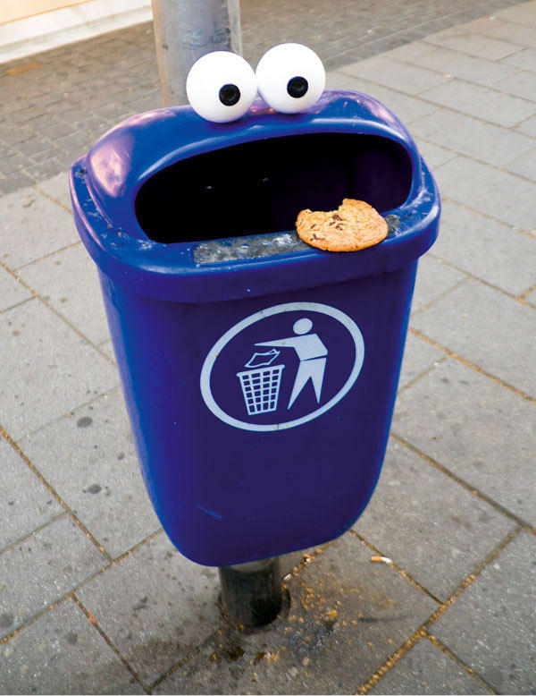Cookie Monster Bin by CatsandJammers