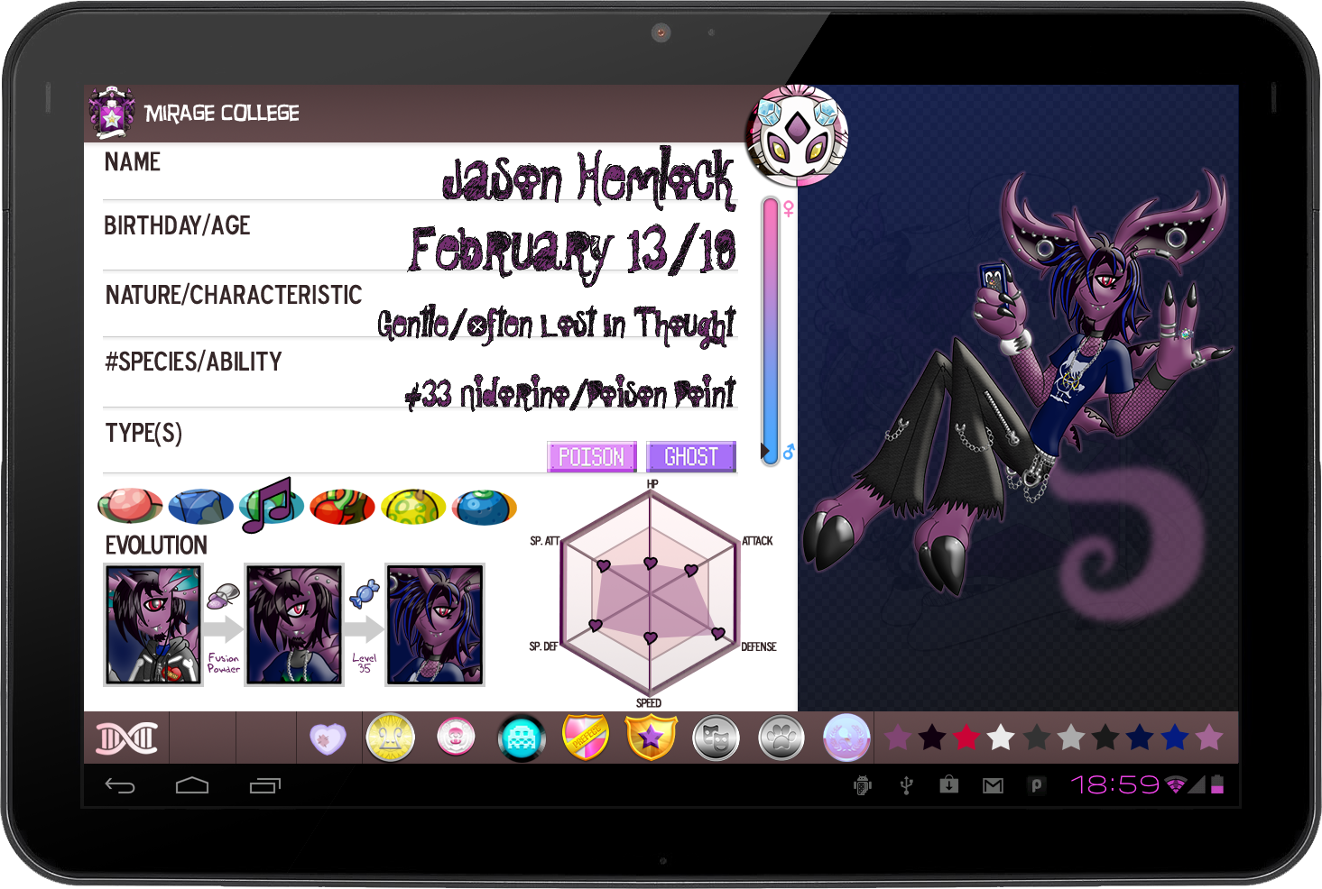 PKMNA: Y3 App - Jason 'Jace' Hemlock by Rapha-chan