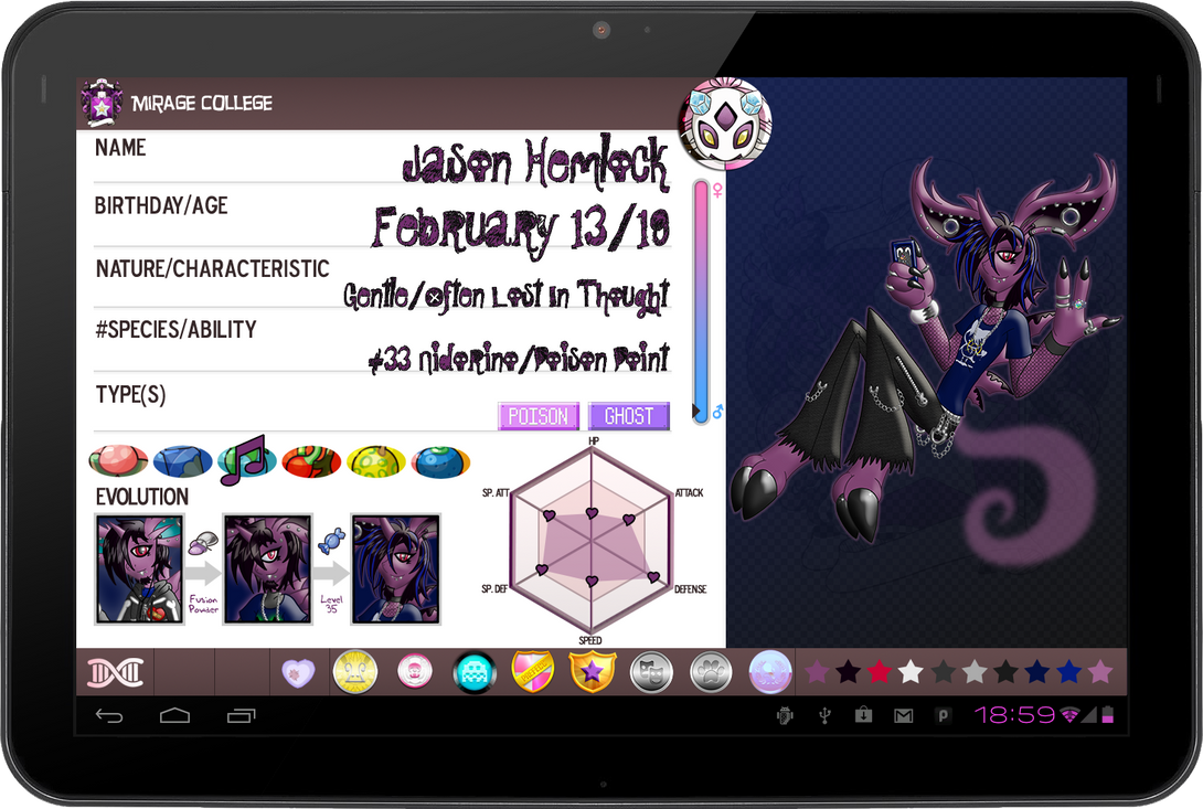 PKMNA: Y3 App - Jason 'Jace' Hemlock by Rapha-chan