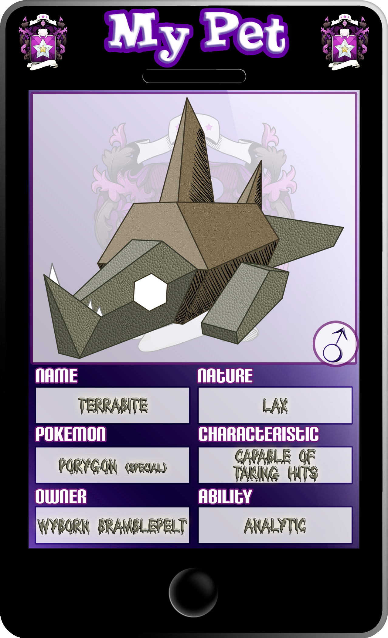 PKMNA: Wyborn's Pets - Terrabite by Rapha-chan
