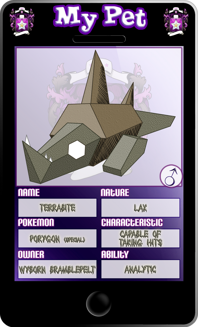PKMNA: Wyborn's Pets - Terrabite by Rapha-chan