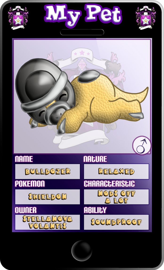 PKMNA: Stellanova's Pets - Bulldozer by Rapha-chan