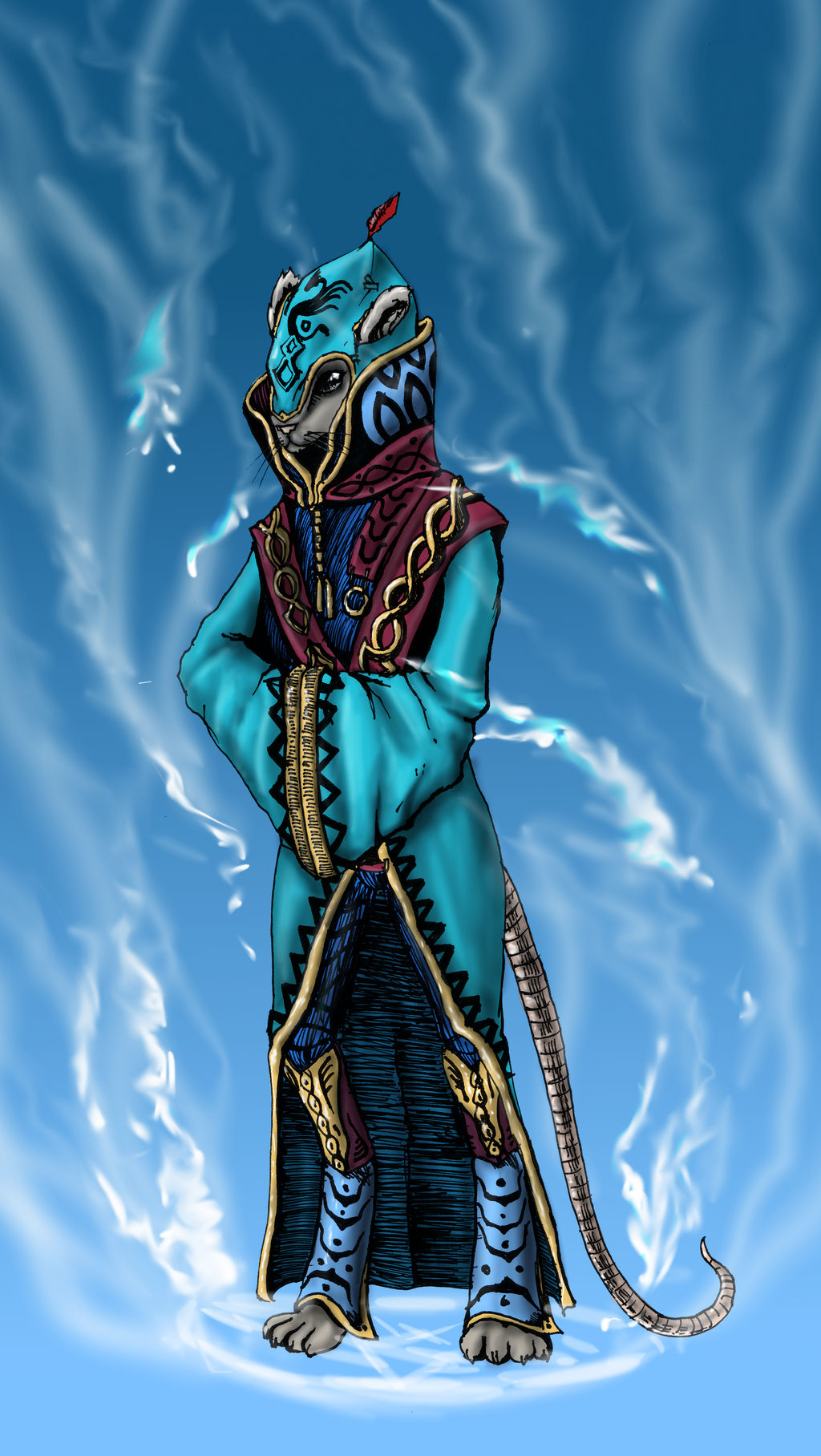 Imaginarium 18 : Mysterious man by Khelian-Elfinde