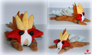 Pokemon - Little Entei - Handmade Beanie Plush by Lavim Pokemon - Little Entei - Handmade Beanie Plush by Lavim
