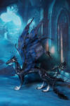 Corax Skydancer fanart from Flightrising by kessan