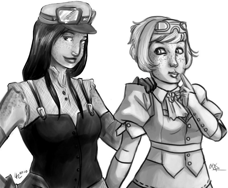 Collab- Dhavi and Kinta by rabid-potato