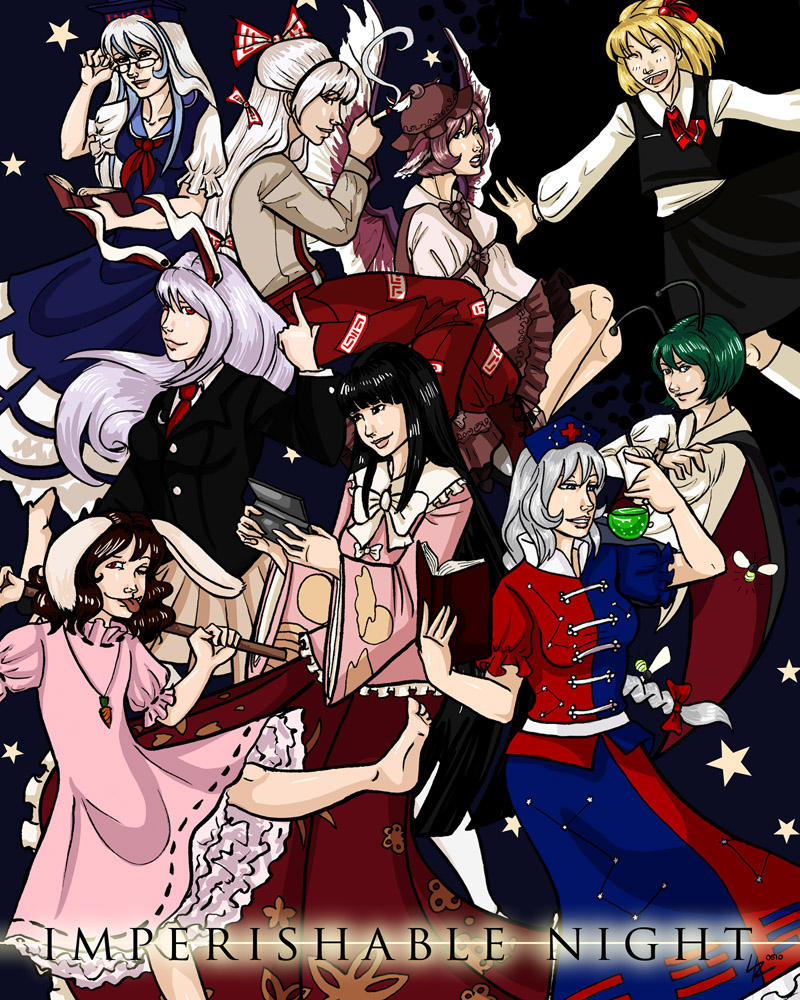 TH: Imperishable Night by rabid-potato