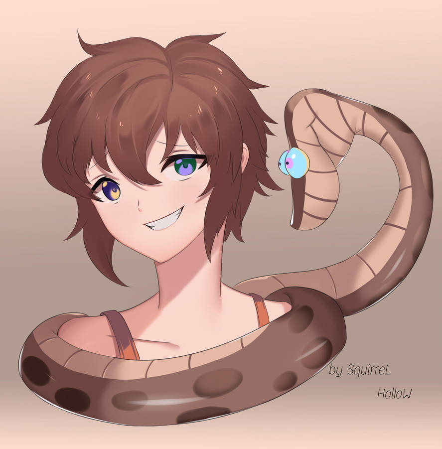 Kaa Wrapping Ai From Cat Eye Anime By Phoenixbangbang On Deviantart