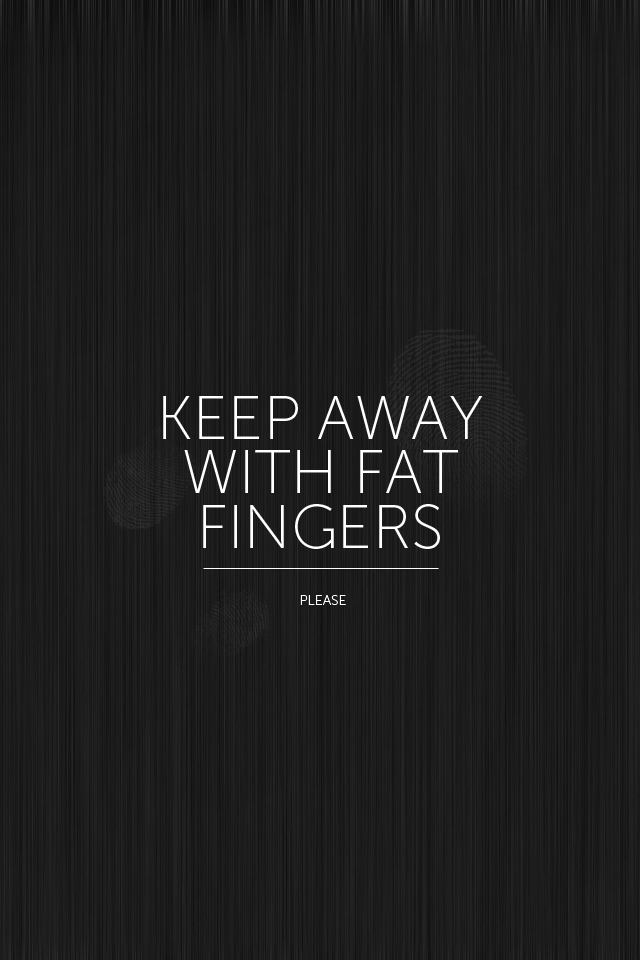 Fat Fingers Iphone 4 Wallpaper By Klymson On Deviantart