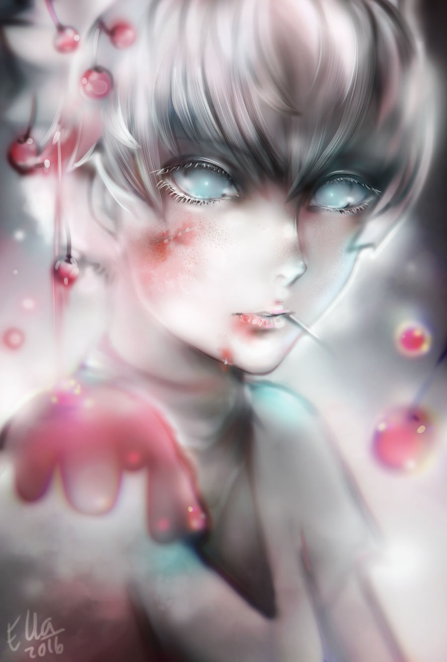 Cherry jam by eschellan