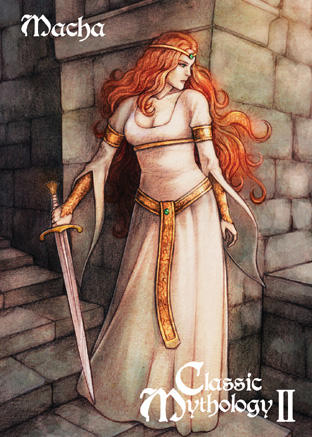 Classic Mythology II Base Card Art - Macha by ElainePerna