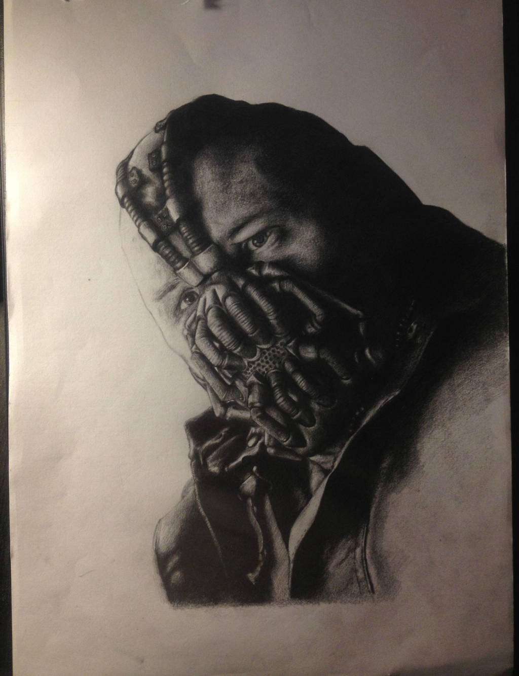 Bane portrait in progress. by JimOfRapture