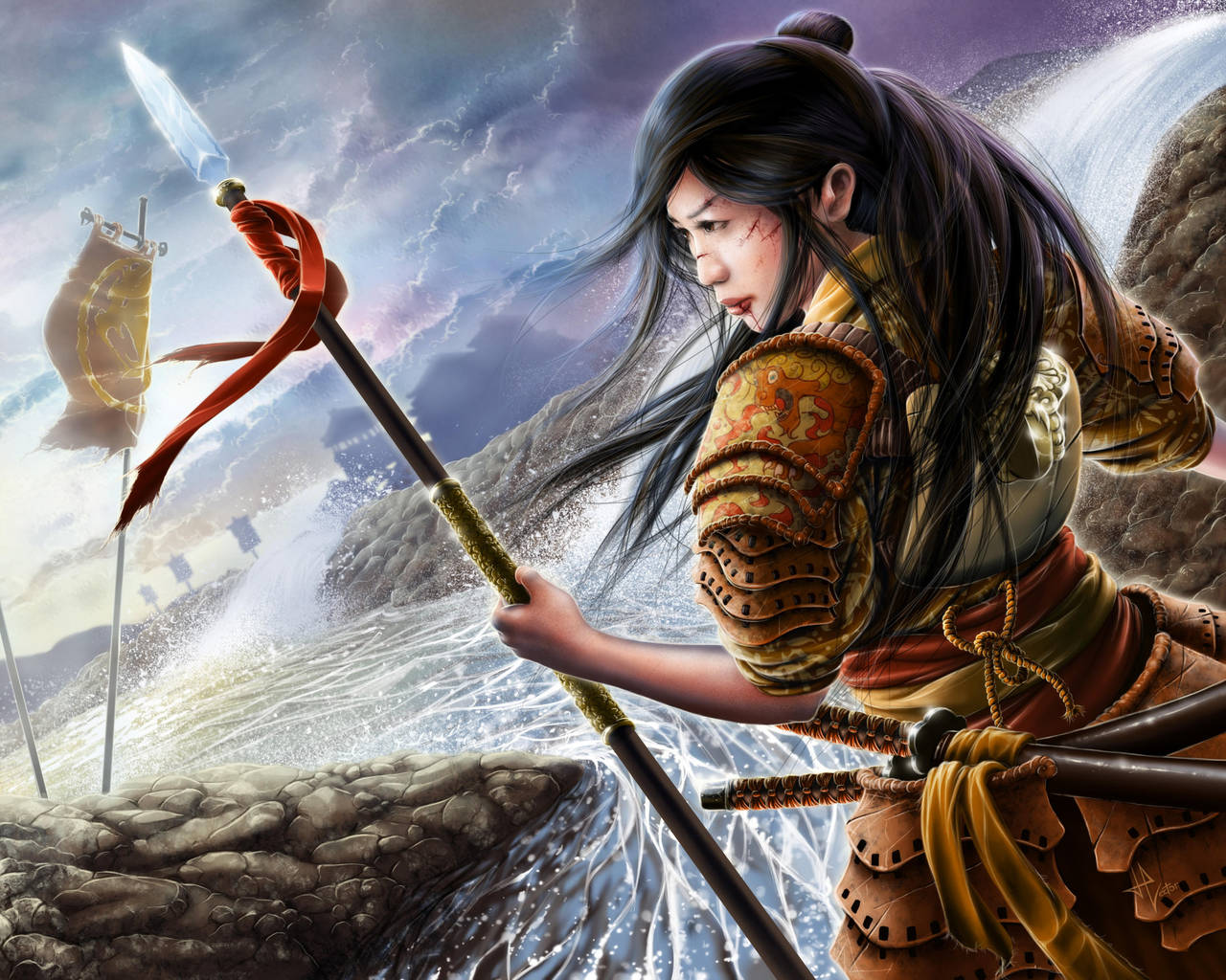 Ikoma Yoshimoko - L5r by HectorHerrera
