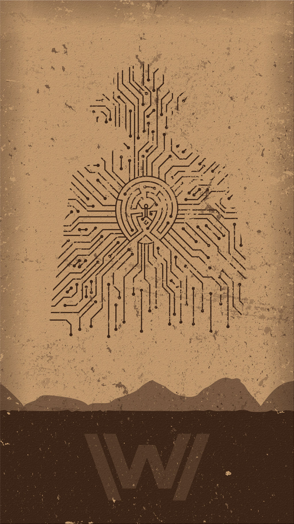Westworld Phone Background by UrLogicFails