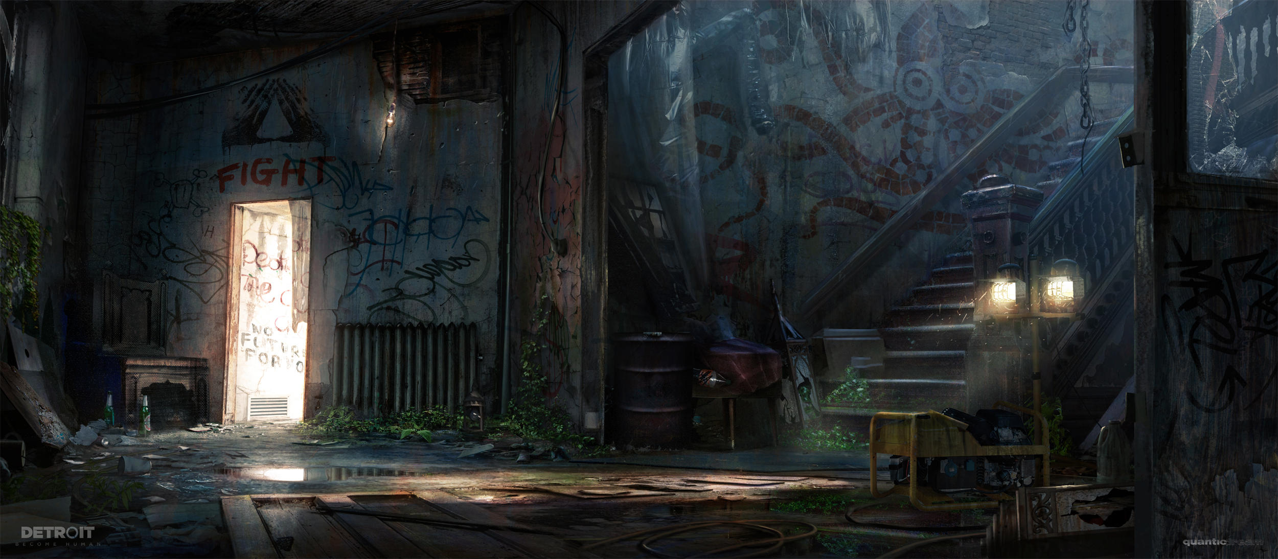 The Abandoned Church Detroit Human by WojtekFus