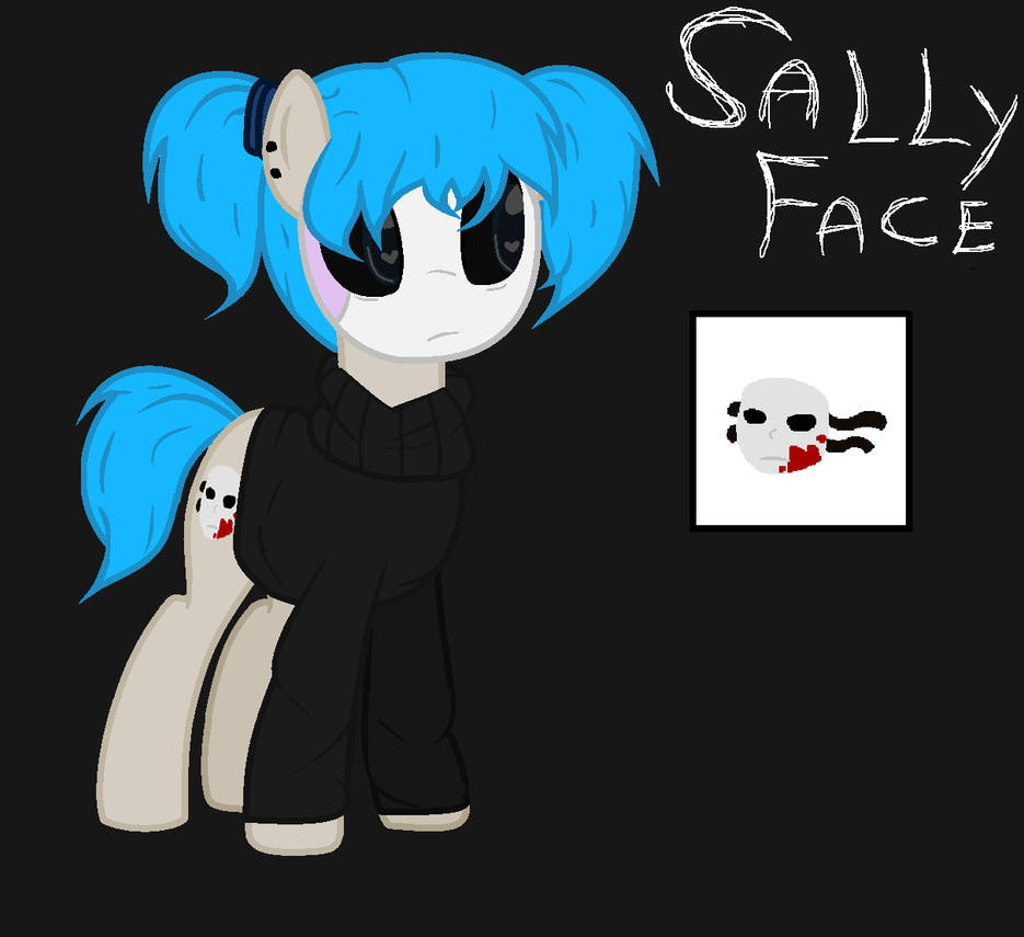 Sally Face pony ver. by Sisylha on DeviantArt