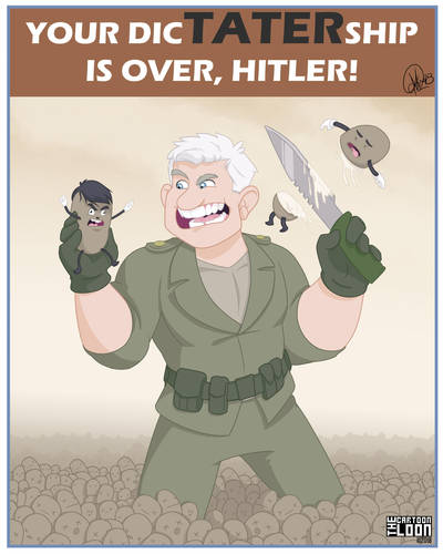 Hitlers dicTATERship is OVER by TheCartoonLoon