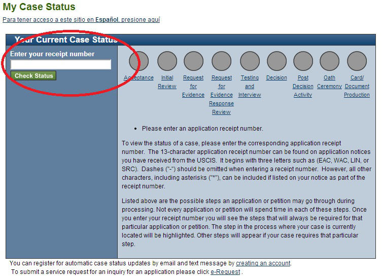 USCIS Case Status System Updated Online by Anfinsen on DeviantArt