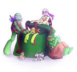 TMNT Secret Santa 2013 - ZarrannaMorza by HayaMika