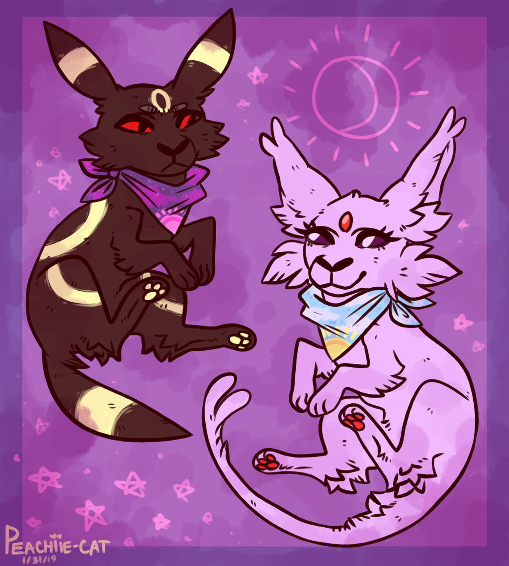 sun and moon babies by peachiie-cat on DeviantArt