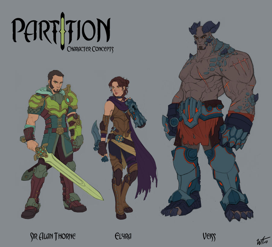 PartItion- Characters Colors by WesTalbott