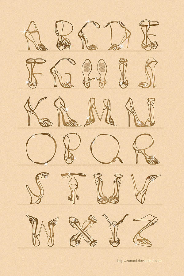 Highheel typeface by zummi