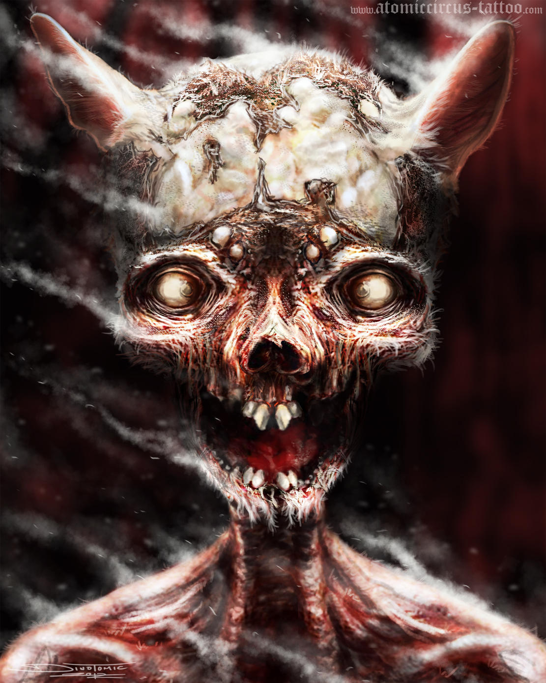 Zombie rat or something by AtomiccircuS