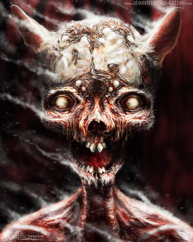 Zombie rat or something by AtomiccircuS