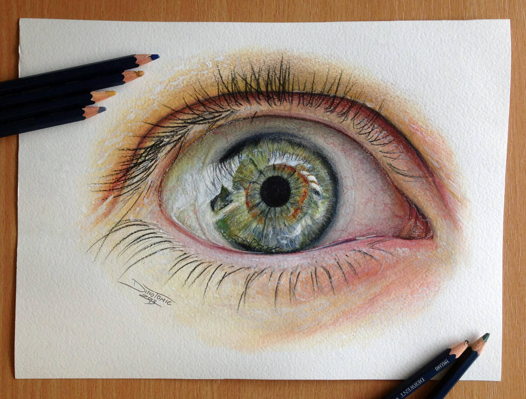 Eye color Pencil Drawing by AtomiccircuS on DeviantArt