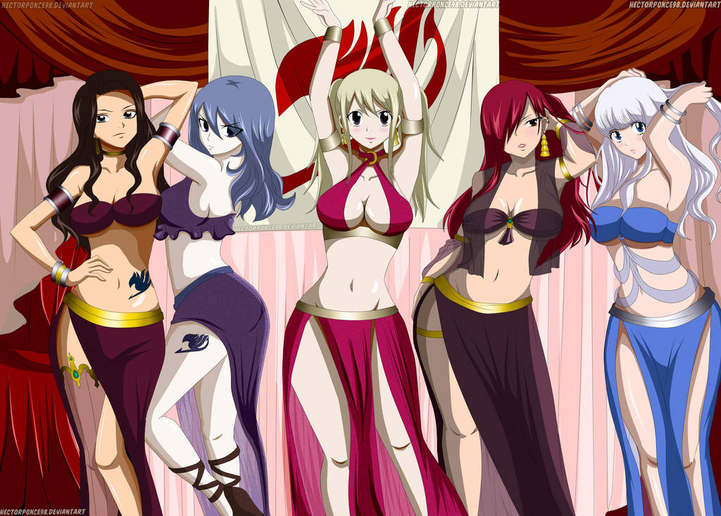 Fairy Tail Girls By Hectorponce98 On Deviantart