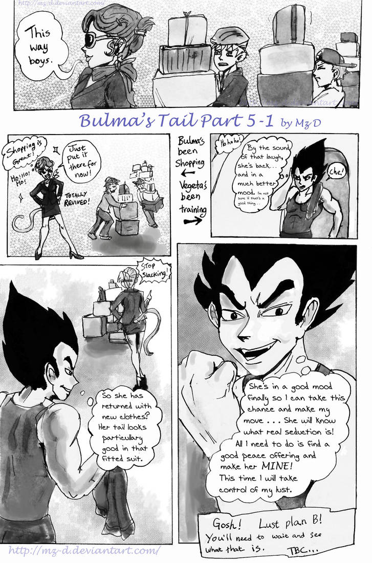 Bulma Tail Part 6-1 by Mz-D on DeviantArt