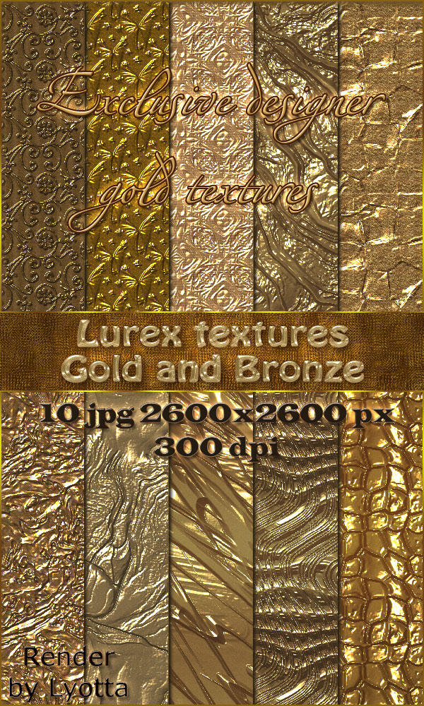 Shiny gold texture - Gold and Bronze by Lyotta