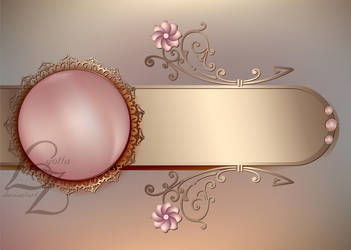 Vintage gold background floral LZ 05 cov by Lyotta