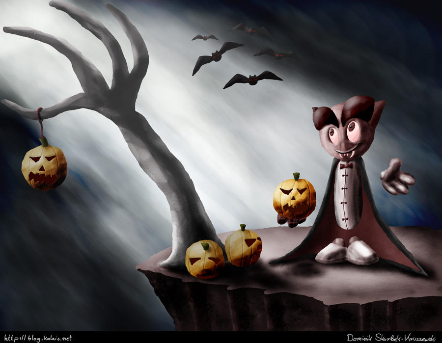 Fella's Halloween Preparation by kalais