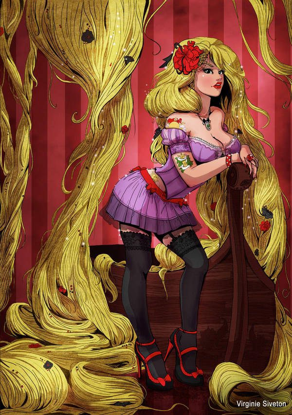 Raiponce - Rapunzel - Tangled by VirginieSiveton