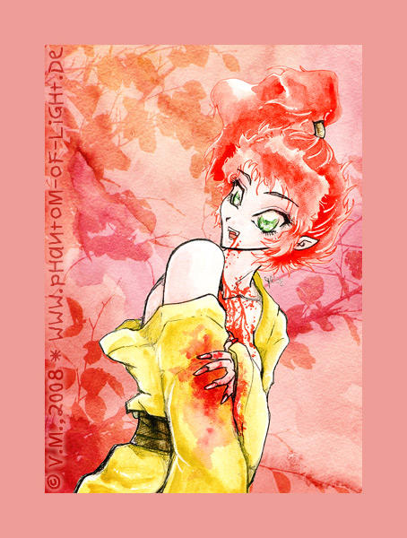 :: red hair vampire :: (2008) by Phantom-of-light