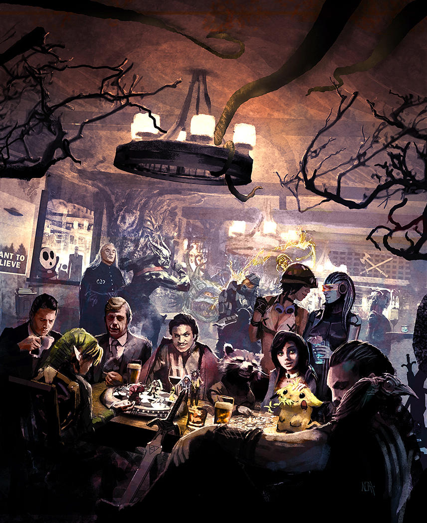 Storm Crow Menu Illustration by Zen-Master
