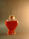Heart bottle stock by Lostfiniel
