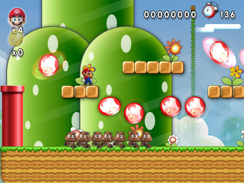 New Super Mario Forever Wii U 2012 by softendo