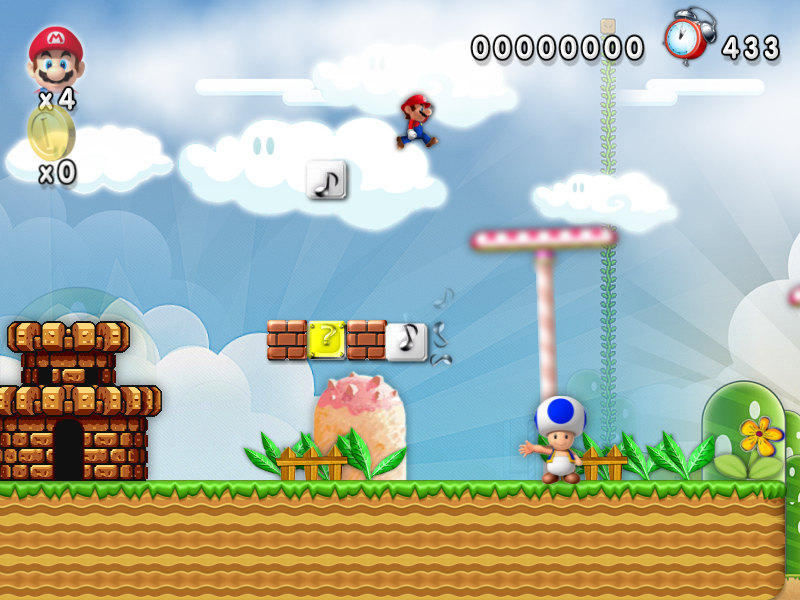 New Super Mario Forever 2012 Softendo by softendo