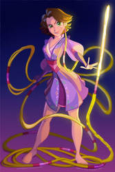 Padawan Rapunzel by pushfighter