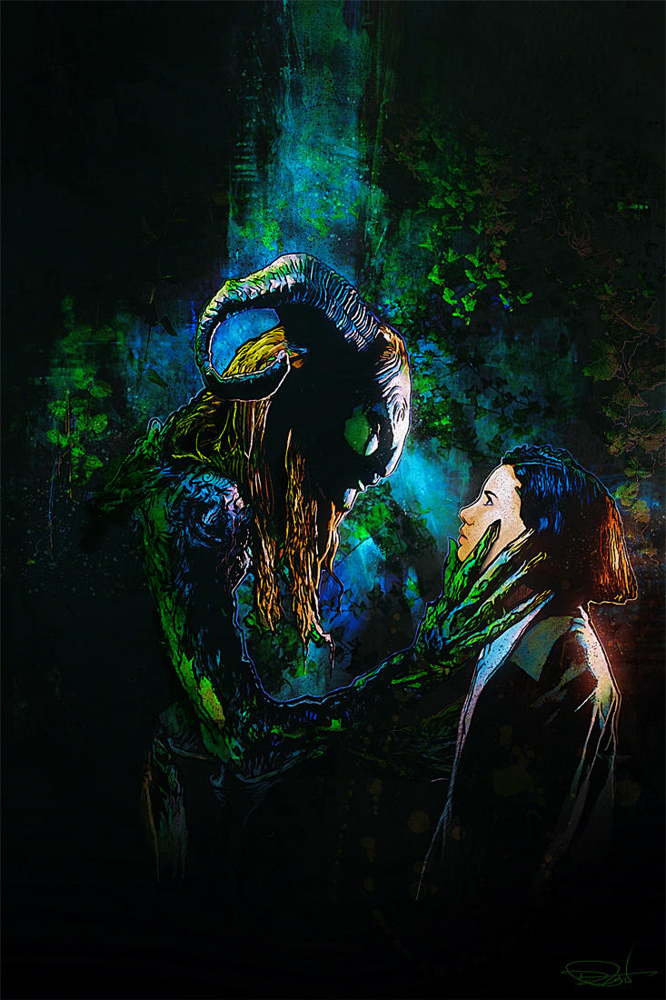The Faun and Ofelia by DanielMurrayART