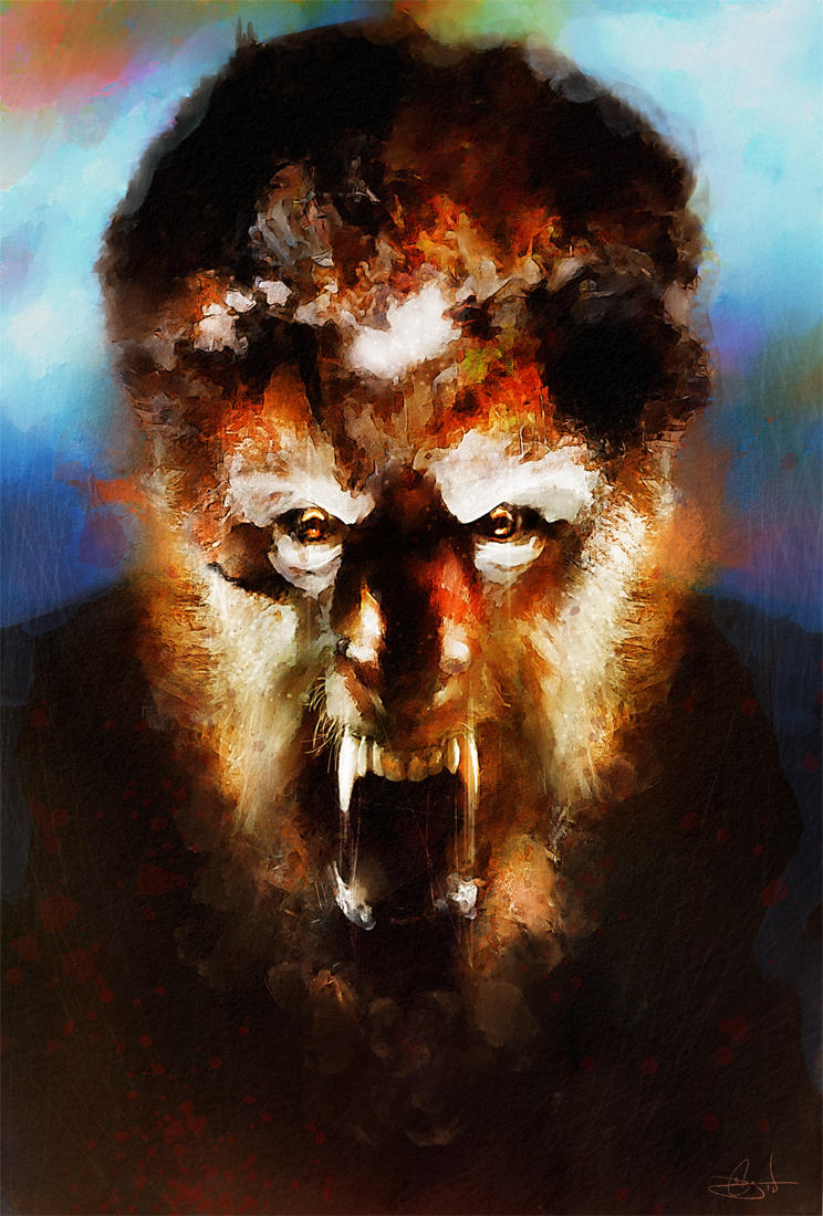 The Wolfman by DanielMurrayART