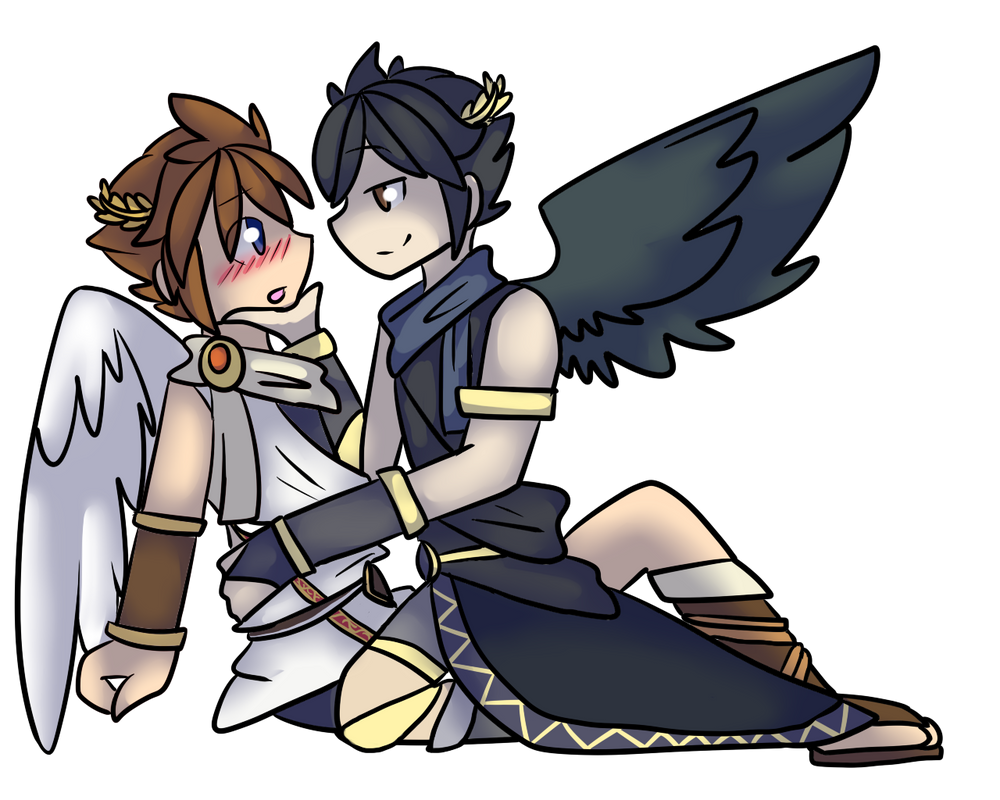 Dark Pit x Pit. [RQ?] by purringsushi on DeviantArt