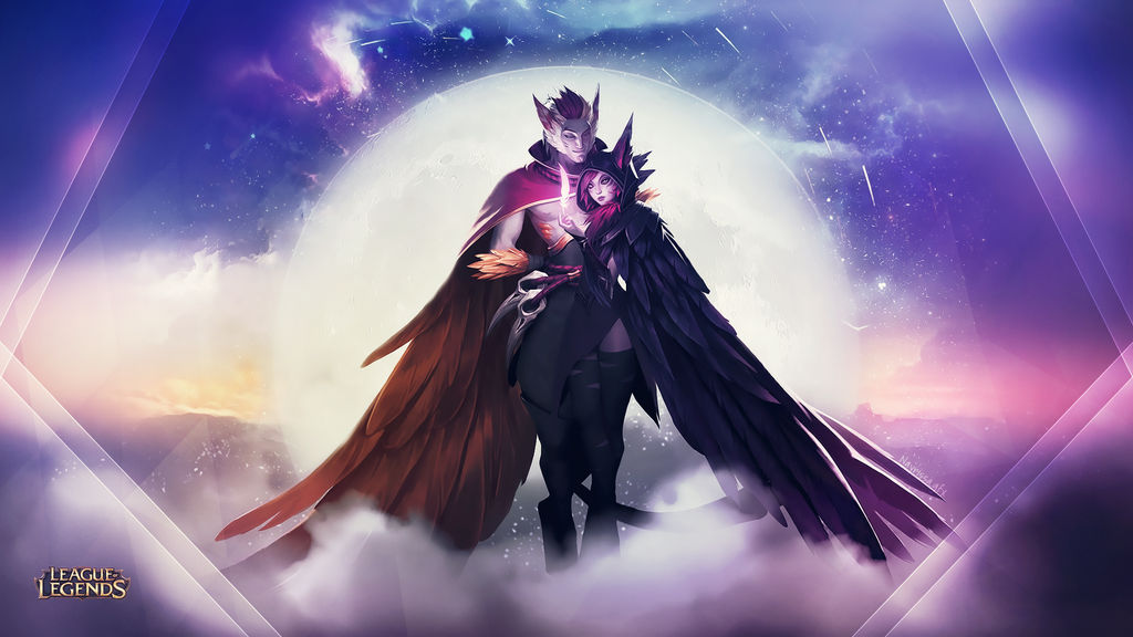 Xayah Rakan League of Legends Wallpaper by Iskierka0 on DeviantArt