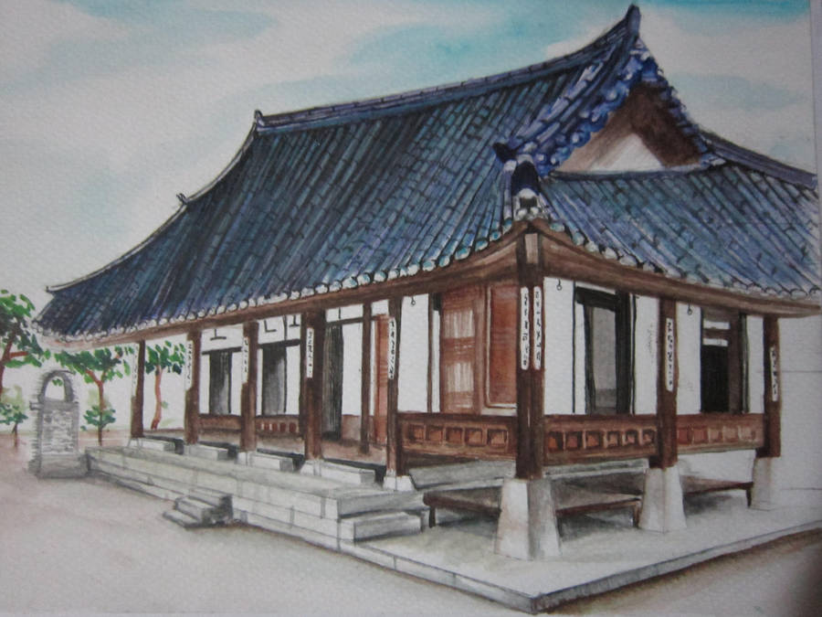 Hanok- Korean Traditional House by lolbenjo