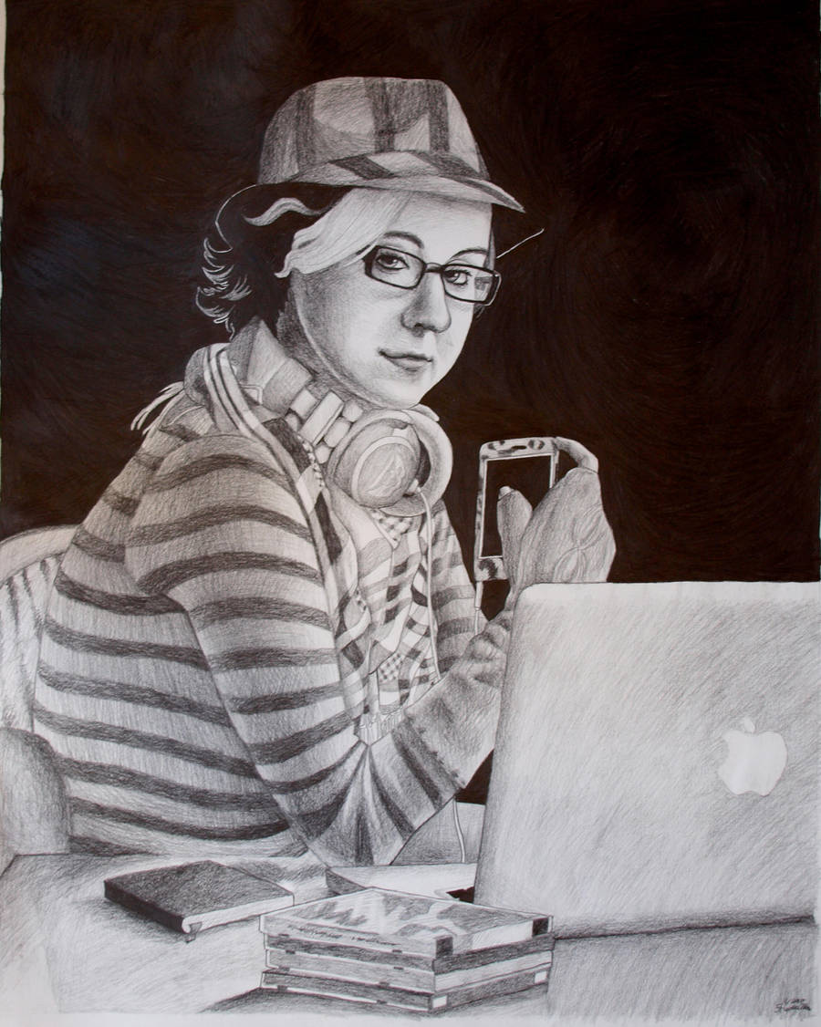 Hipster Bacchus by ChiffonSigh