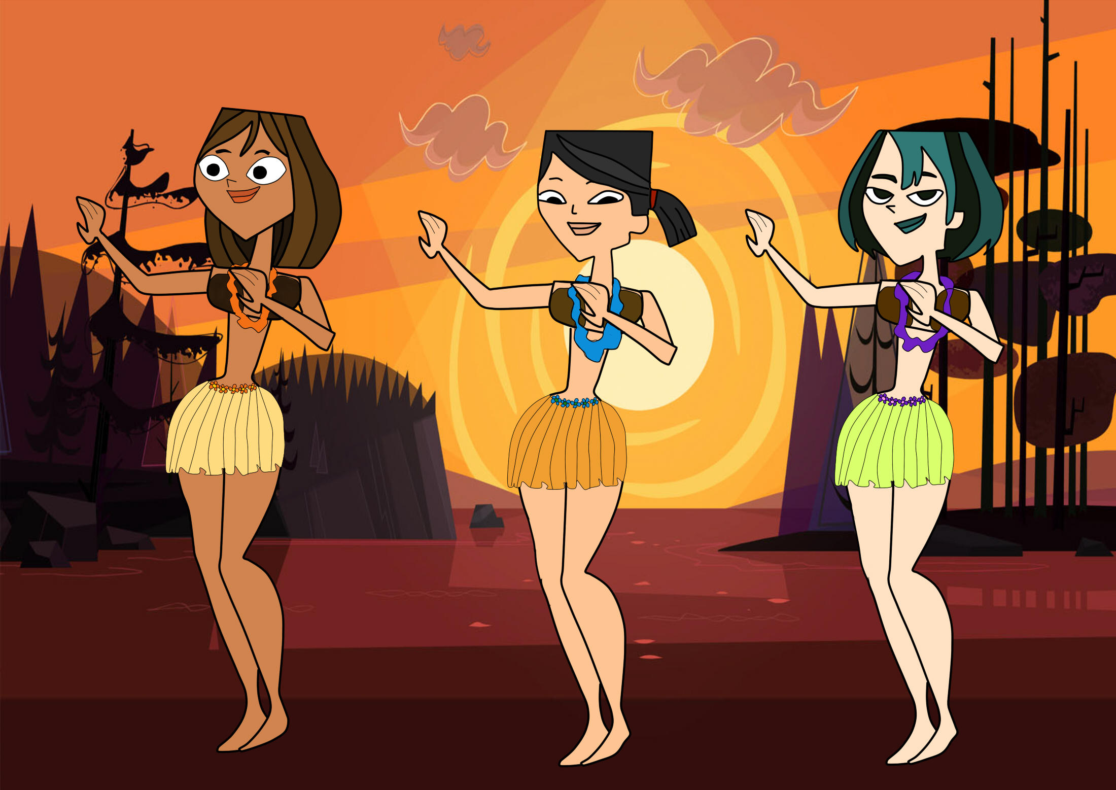 Total Drama Gwen And Heather